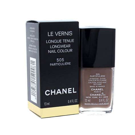 chanel le vernis longwear nail|chanel 505 particuliere nail polish.